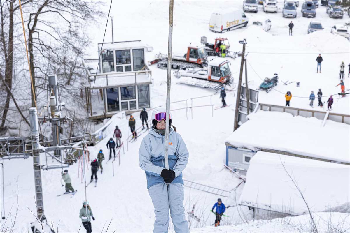 Skikjøring for hele familien i Tveit