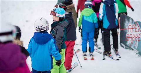 Foto van de skipiste in Tveit