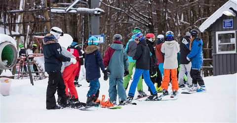 Foto van de skipiste in Tveit